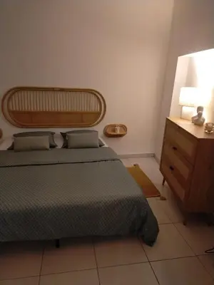 Un ou plusieurs lits dans un hébergement de l'établissement Appartement 2 pièces aux portes du centre ville