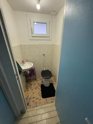 Salle de bains dans l'établissement Maison atypique Alsacienne