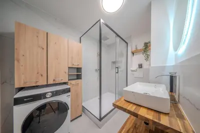 Cuisine ou kitchenette dans l'établissement La Sainte Anne Appartement 4 Pers Hyper Centre