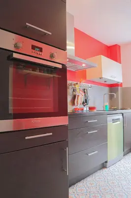 Cuisine ou kitchenette dans l'établissement TERRACOTTA Duplex, 8 guest, Garage included