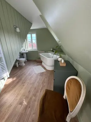Salle de bains dans l'établissement Chambre d hote de charme