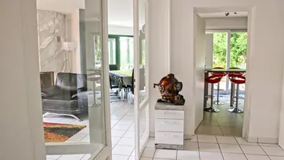 Coin salon dans l'établissement Villa Pré d'Oro Appartement 2 Personnes