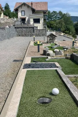 Jardin de l'établissement Chalet Blancneige