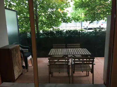 Balcon ou terrasse dans l'établissement Résidence Le Parc 68
