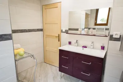 Salle de bains dans l'établissement la petite maison