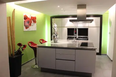 Cuisine ou kitchenette dans l'établissement Gite De La Route Du Vin