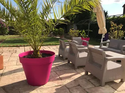 Jardin de l'établissement Gite De La Route Du Vin
