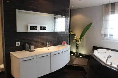 Salle de bains dans l'établissement Gite De La Route Du Vin