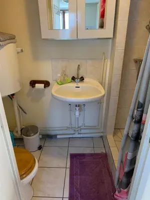 Salle de bains dans l'établissement Appartement Style Rustique