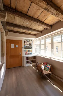 Plan de l'établissement Appartement A Travers Champs avec Sauna et Parking
