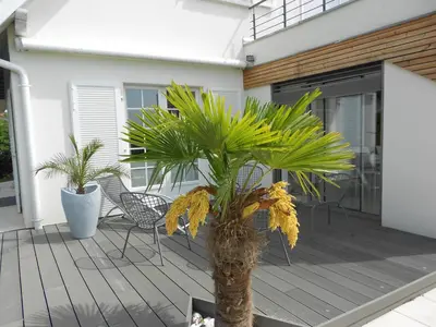 Balcon ou terrasse dans l'établissement Au Coeur Du Vignoble
