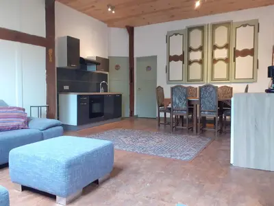 Cuisine ou kitchenette dans l'établissement Chambre&Table d'hotes PtitMonde