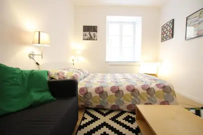 Un ou plusieurs lits dans un hébergement de l'établissement Colmar City Center - Quiet Studio ALSACE