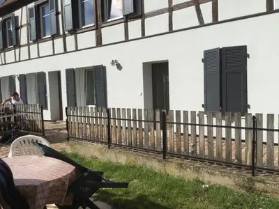 Balcon ou terrasse dans l'établissement Gîte côté jardin