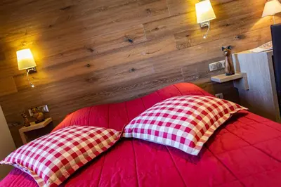 Un ou plusieurs lits dans un hébergement de l'établissement L'Abbaye d'Alspach