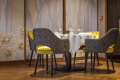 Coin salon dans l'établissement Aux Deux Clefs - Hôtel Restaurant Groff