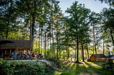 Paysage naturel près de le camping