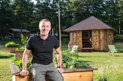 Jardin de l'établissement Camping Osenbach