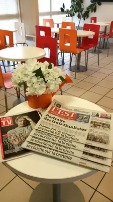 Restaurant ou autre lieu de restauration dans l'établissement Premiere Classe Belfort