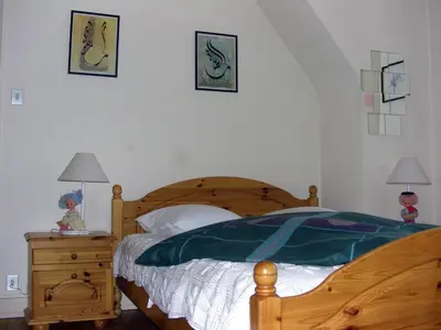 Un ou plusieurs lits dans un hébergement de l'établissement Gîte Labaroche Temps Libre