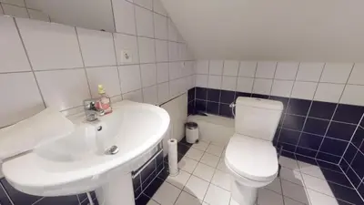 Salle de bains dans l'établissement ColmarAppart Vauban