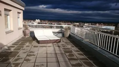 Balcon ou terrasse dans l'établissement En attique - Residence le Ronsard