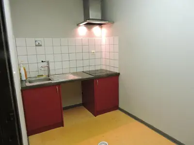 Cuisine ou kitchenette dans l'établissement Auberge de Jeunesse de Mulhouse