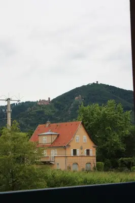 Vue générale sur la montagne ou vue sur la montagne depuis l'appartement