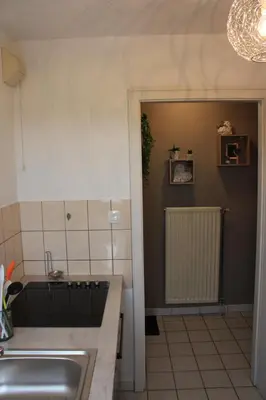 Cuisine ou kitchenette dans l'établissement Gite Le coeur des Ribeaupierres