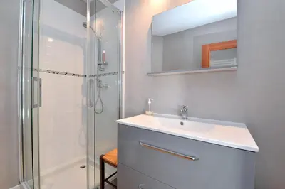 Salle de bains dans l'établissement Maison D'hôtes Du Landersbach