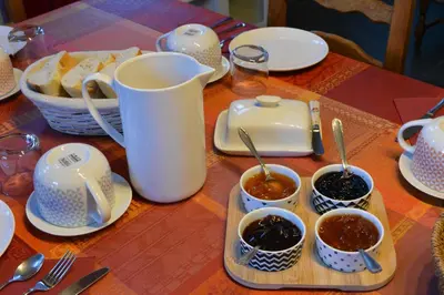Nourriture dans le B&B/chambre d'hôtes ou à proximité