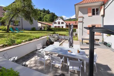Vue générale sur la montagne ou vue sur la montagne depuis le B&B/chambre d'hôtes