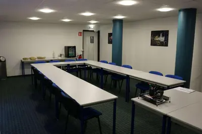 Espace de conférence ou salle de réunion dans l'établissement Brit Hotel Mulhouse Centre