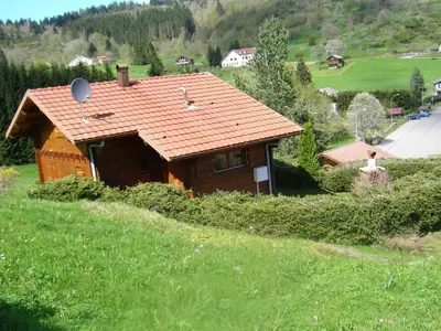 Paysage naturel près de le chalet