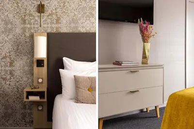 Un ou plusieurs lits dans un hébergement de l'établissement James Boutique Hôtel Colmar centre