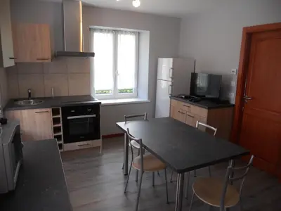 Cuisine ou kitchenette dans l'établissement Gîtes du Saut des Cuves