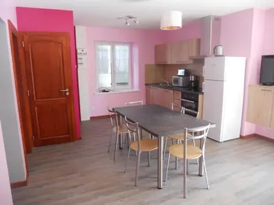 Cuisine ou kitchenette dans l'établissement Gîtes du Saut des Cuves