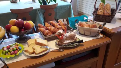Nourriture dans le B&B/chambre d'hôtes ou à proximité