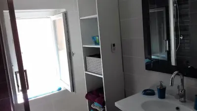Salle de bains dans l'établissement Gite Notre Dame