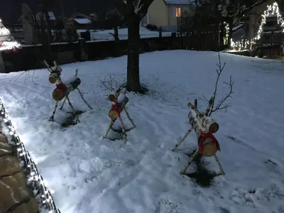 L'établissement Chalet Colline et Lou en hiver