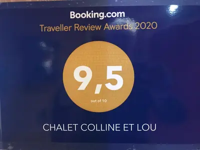 Certificat, récompense, panneau ou autre document affiché dans l'établissement Chalet Colline et Lou