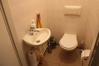Salle de bains dans l'établissement lesboisjolis