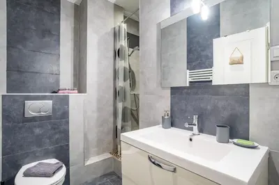 Salle de bains dans l'établissement Gite Le Caveau Sélestat - 30min EuropaPark
