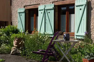 Jardin de l'établissement Gîte Chez Dimanche