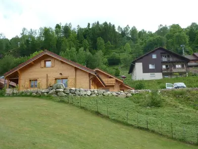 Paysage naturel près de le chalet