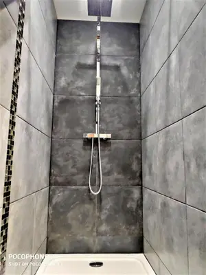 Salle de bains dans l'établissement Le 21