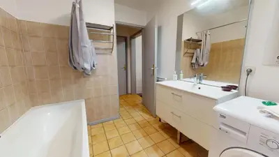 Salle de bains dans l'établissement Appartements Porte Neuve