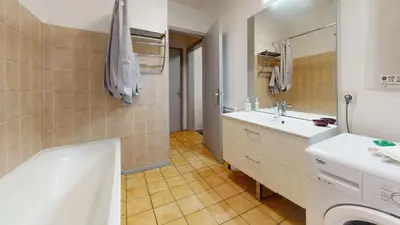 Salle de bains dans l'établissement Appartements Porte Neuve