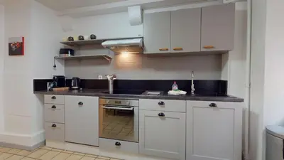 Cuisine ou kitchenette dans l'établissement Appartements Porte Neuve