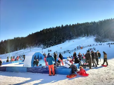 L'établissement Le Trèfle d'Or en hiver
